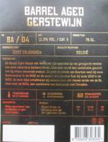 Bierbrouwerij Maallust, Barrel Aged Gerstewijn