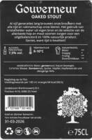 Lindeboom Bierbrouwerij, Gouverneur Oaked Stout