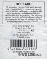 Ge&iuml;mporteerd buitenlands bier - Nederlandse importeur en NL opmaak, H&eacute;t Kado