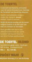 Buitenlandse bieren voor Nederlandse markt (etiket Nederlandse plaatsnaam), De Toertel Blond
