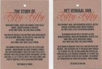 Big Belly Brewing, Fifty Fifty