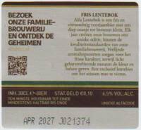 Alfa (Meens Bierbrouwerij), Lentebok