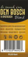 Buitenlandse bieren voor Nederlandse markt (etiket Nederlandse plaatsnaam), De Smaak van Den Bosch & Omstreken Blond