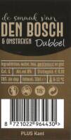 Buitenlandse bieren voor Nederlandse markt (etiket Nederlandse plaatsnaam), De Smaak van Den Bosch & Omstreken Dubbel