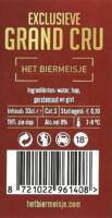 Buitenlandse bieren voor Nederlandse markt (etiket Nederlandse plaatsnaam), Het Biermeisje Exclusieve Grand Cru