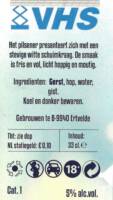 Buitenlandse bieren voor Nederlandse markt (etiket Nederlandse plaatsnaam), VHS (Premium)Pilsener