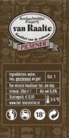 Buitenlandse bieren voor Nederlandse markt (etiket Nederlandse plaatsnaam), van Raalte Pilsener