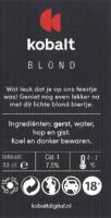 Buitenlandse bieren voor Nederlandse markt (etiket Nederlandse plaatsnaam), Kobalt Blond