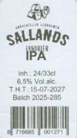 Sallandse Landbierbrouwerij, IPA