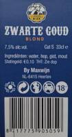 Ambrass Bierbrouwerij, Zwarte Goud Blond
