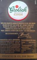 Grolsch, Krachtig Kanon