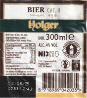 Licentiebrouwsels , Holger