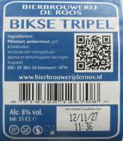 Bierbrouwerij De Roos, Bikse Tripel