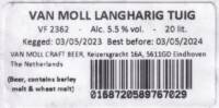 Van Moll Brouwerij, Langharig Tuig