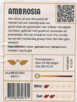 Stadsbrouwerij De Hemel, Ambrosia