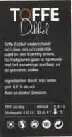 Buitenlandse bieren voor Nederlandse markt (etiket Nederlandse plaatsnaam), Toffe Dubbel