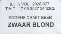 Eggens Craft Beer, Zwaar Blond